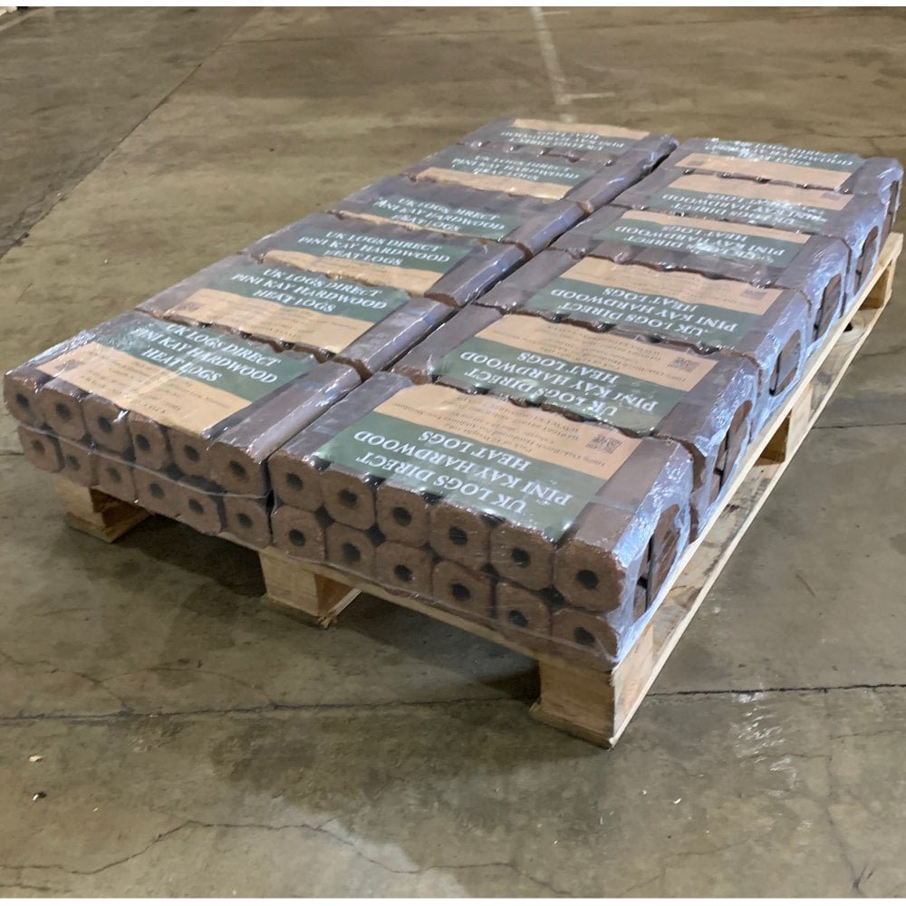 12 Packs Of Genuine PINI KAY OAK Hardwood Heat Logs 12 Packs Of Genuine PINI KAY OAK Hardwood Heat Logs