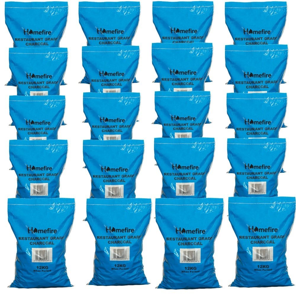 20 Bags Of 12kgs Homefire Restaurant Grade Lumpwood Charcoal 20 Bags Of 12kgs Homefire Restaurant Grade Lumpwood Charcoal