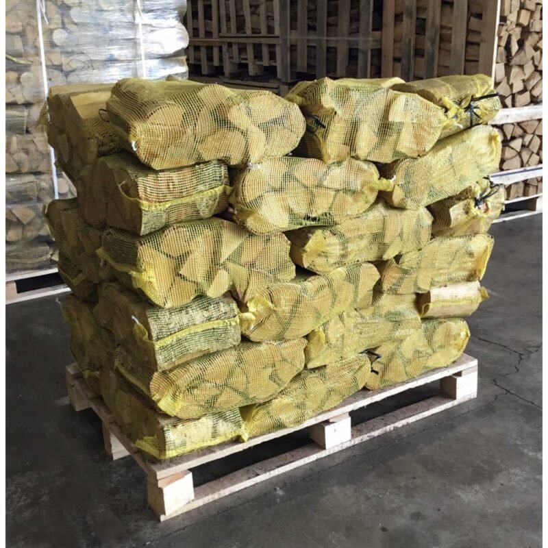 40 Handy Nets Of Kiln Dried BIRCH Logs Delivered