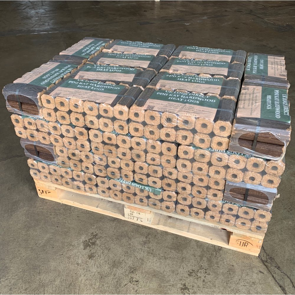 48 Packs Of Genuine PINI KAY OAK Hardwood Heat Logs 48 Packs Of Genuine PINI KAY OAK Hardwood Heat Logs