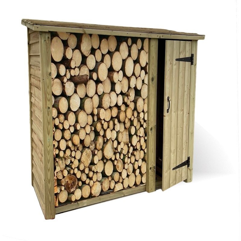 6 x 6 Log Store with Tool Tidy 6 x 6 Log Store with Tool Tidy