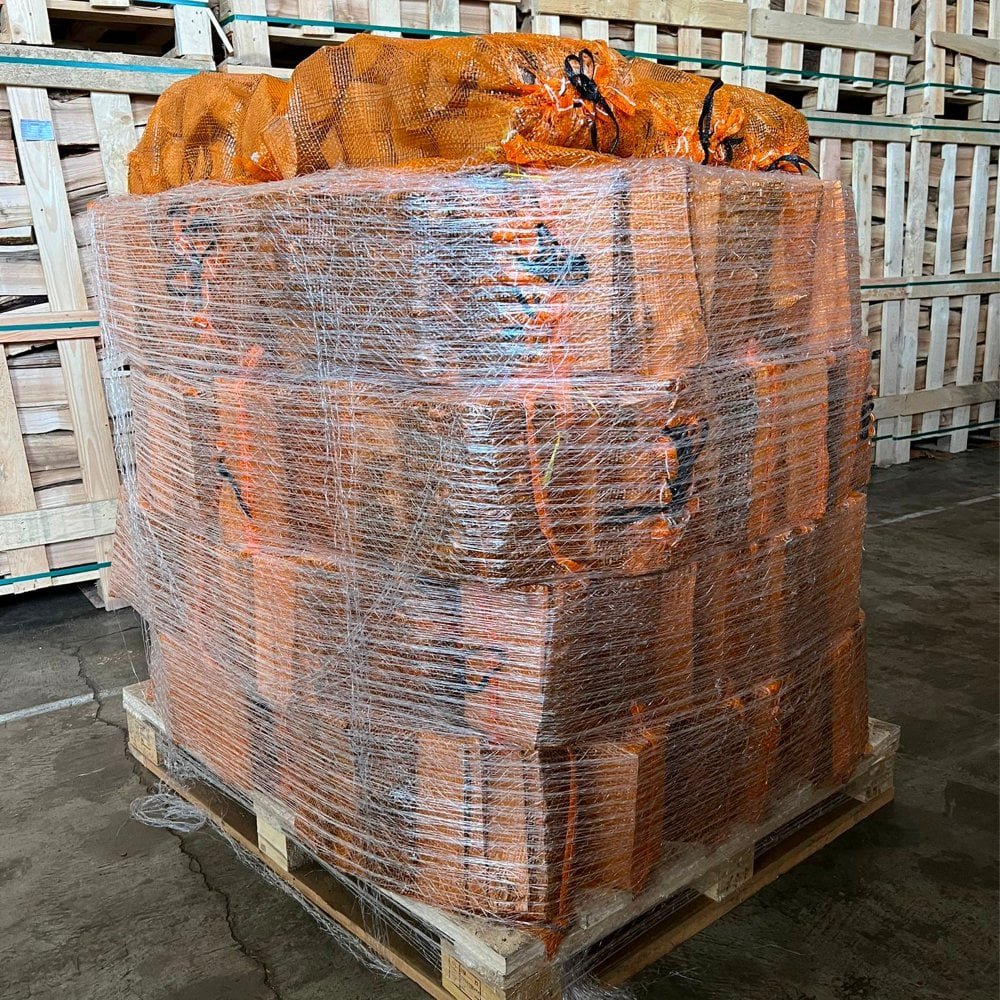 70 Handy Nets Of Kiln Dried BIRCH Logs Delivered 70 Handy Nets Of Kiln Dried BIRCH Logs Delivered