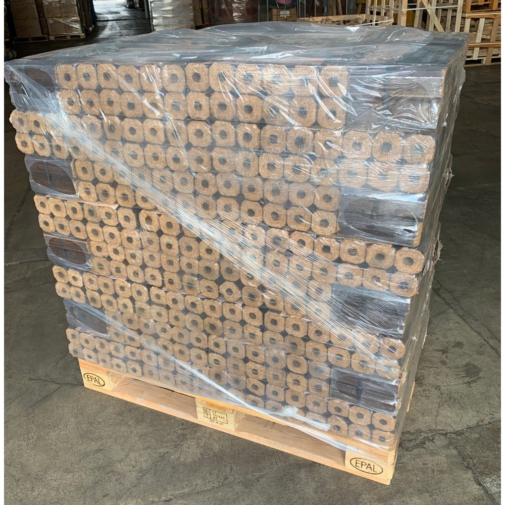 96 Packs Of Genuine PINI KAY OAK Hardwood Heat Logs 96 Packs Of Genuine PINI KAY OAK Hardwood Heat Logs