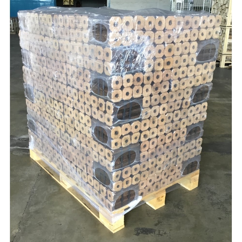 96 Packs Of Genuine PINI KAY OAK Hardwood Heat Logs 96 Packs Of Genuine PINI KAY OAK Hardwood Heat Logs