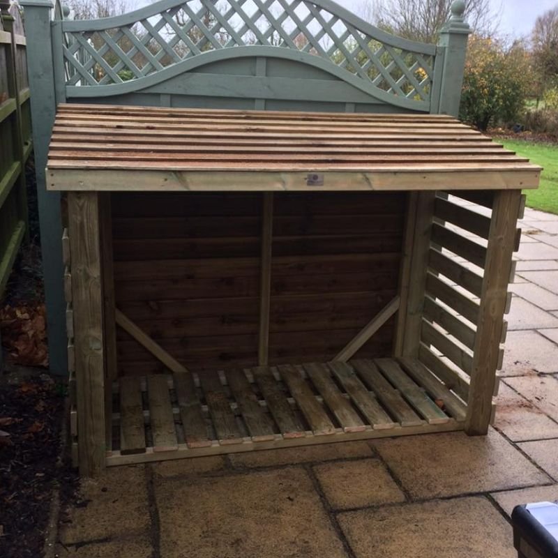 6 x 4 Slatted Log Store 6 x 4 Slatted Log Store