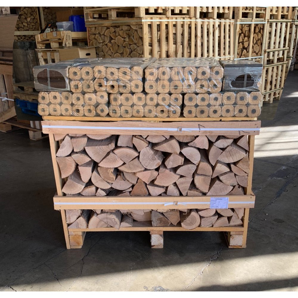 Kiln Dried ASH Logs Half Crate & 24 Pini Kay Heat Logs Kiln Dried ASH Logs Half Crate & 24 Pini Kay Heat Logs