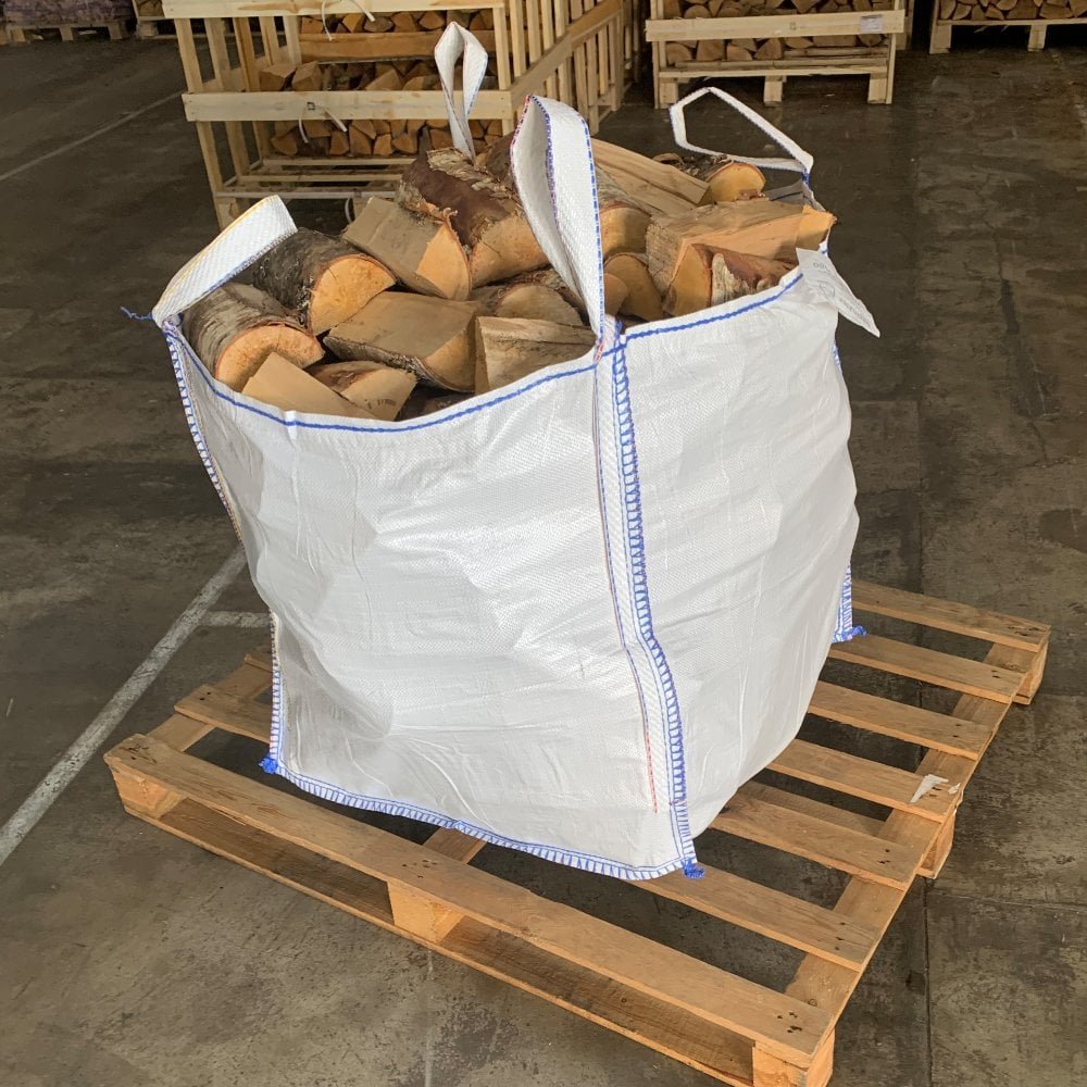 Kiln Dried BIRCH Logs BUDGET Bag Full Of Low Moisture Logs Kiln Dried BIRCH Logs BUDGET Bag Full Of Low Moisture Logs