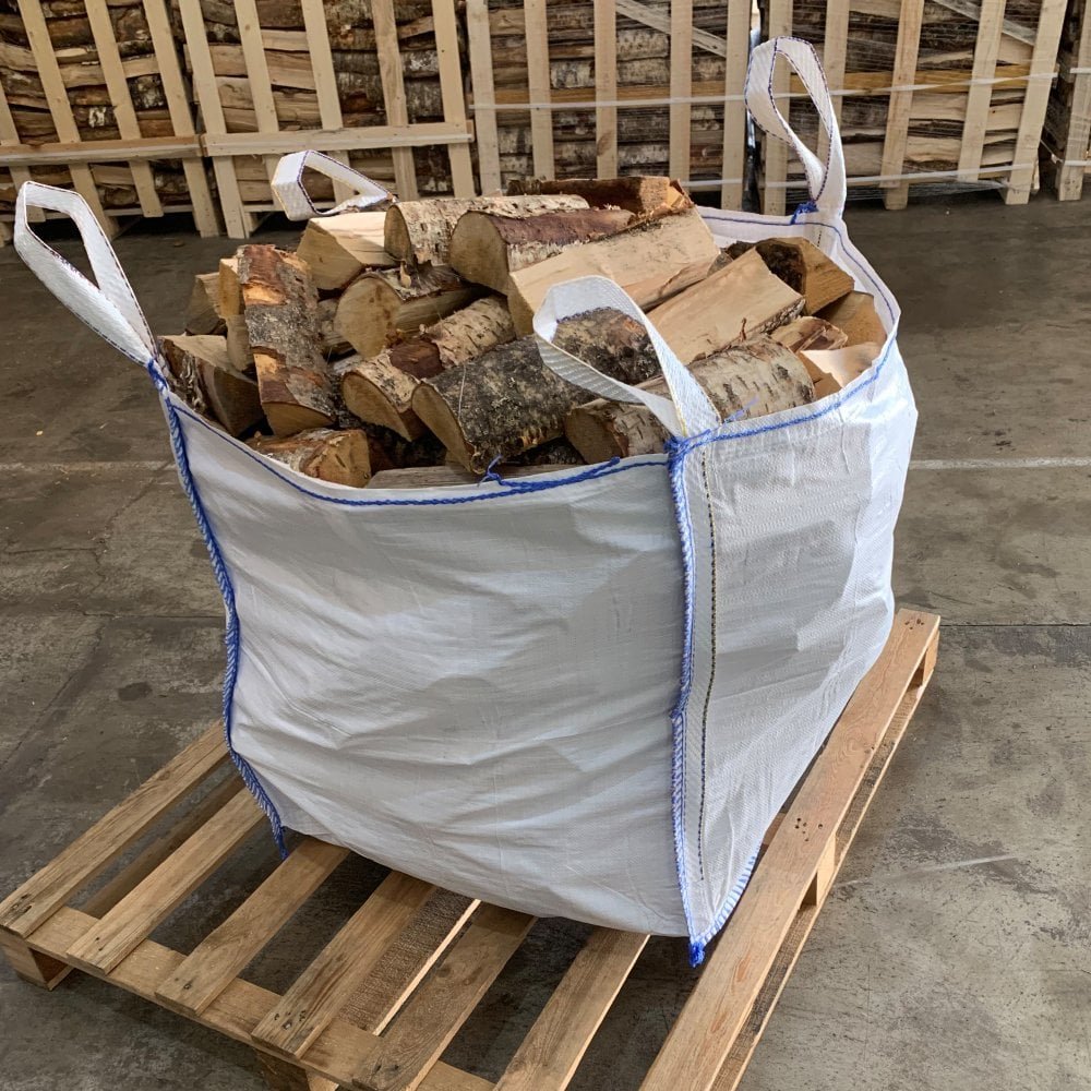 Kiln Dried BIRCH Logs BUDGET Bag Full Of Low Moisture Logs Kiln Dried BIRCH Logs BUDGET Bag Full Of Low Moisture Logs