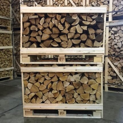 Kiln Dried Half OAK Crate & Half BIRCH Crate Stack