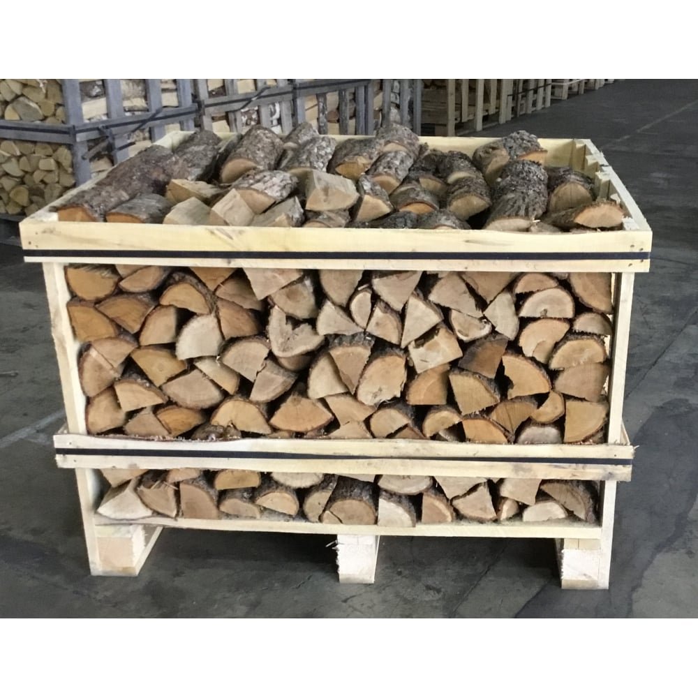 Kiln Dried OAK Logs Half Crate Kiln Dried OAK Logs Half Crate